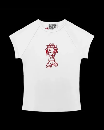 Named Collective Misbehave Baby White Tee