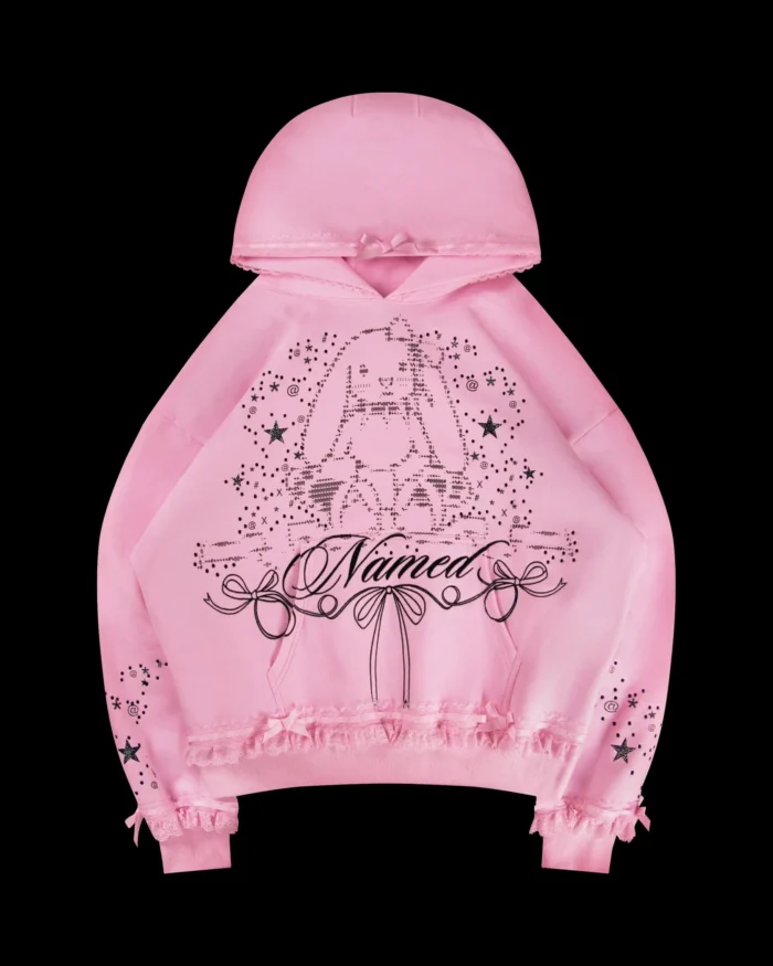 Named Collective 404 Error Bunny Baby Pink Hoodie
