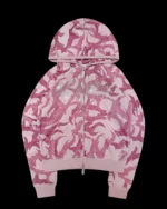 Named Collective Blade Zip Pink Hoodie