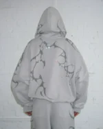 Named Collective Crash Rhinestone Zip Smoke Grey Hoodie