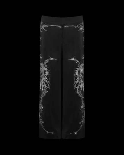 Named Collective Curse Rhinestone Black Sweatpants