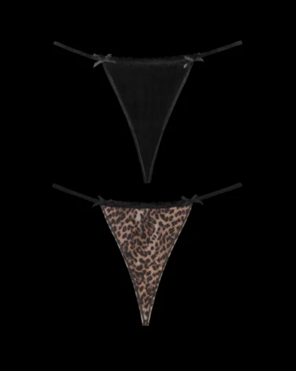 Named Collective Feral Hardware Charm Mesh G-string (2 Pack)