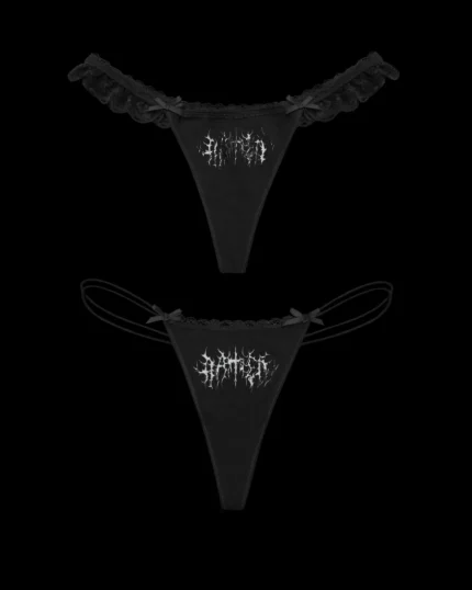 Named Collective Ghost Thong Black (2 Pack)