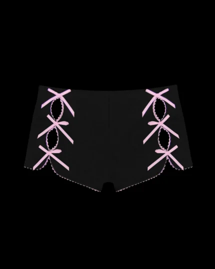 Named Collective Princ355 Ribbon Micro Black Shorts