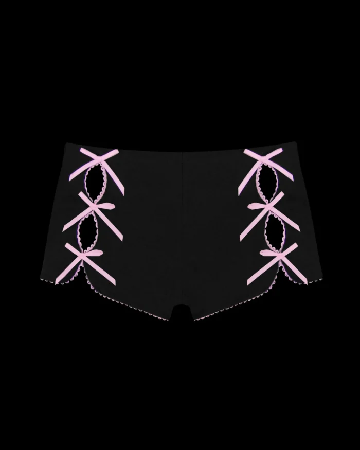 Named Collective Princ355 Ribbon Micro Black Shorts